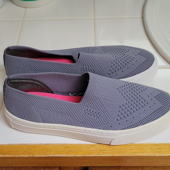 NEW Lilac Gray Laforst Slip On Woven Jazz Shoe w/ Slip Resistant Sole - Picture 11 of 12